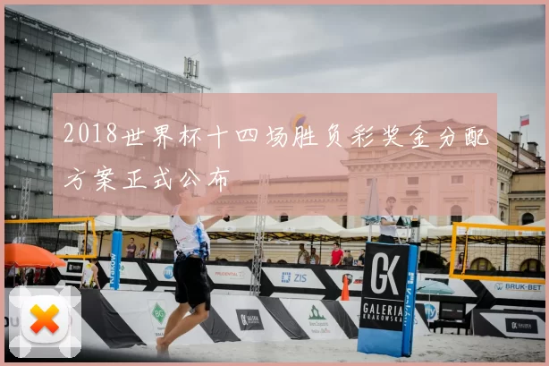 2018世界杯十四场胜负彩奖金分配方案正式公布